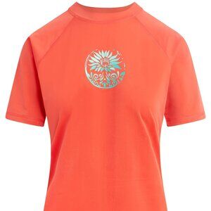 NWT KANU SURF Misses Breeze UPF 50+ Rashguard Workout Coral Top – XL